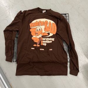 Screen printed longsleeve graphic tee. Never worn